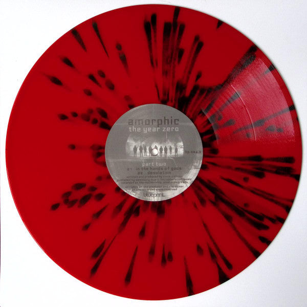 Amorphic - The Year Zero Part Two (Red Black Splatter Vinyl 12") | Mint (M) Mint (M)