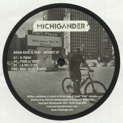 Brian Kage & Taho - Détroit EP (VINYL) | Mint (M) Mint (M)