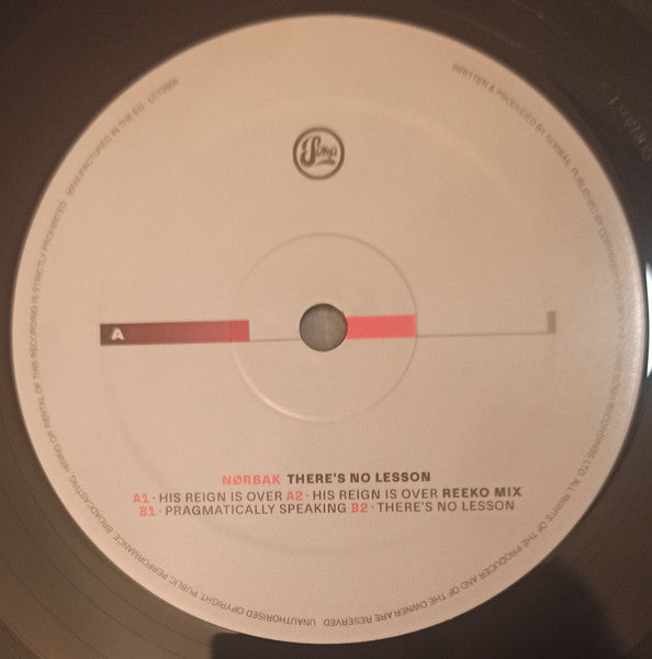 Nørbak - There's No Lesson EP (VINYL 12") | Mint (M) Mint (M)