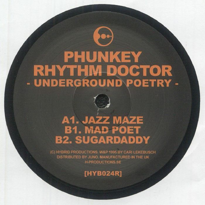 PHUNKEY RHYTHM DOCTOR, CARI LEKEBUSCH - Underground Poetry (reissue) (VINYL) | Mint (M) Mint (M)