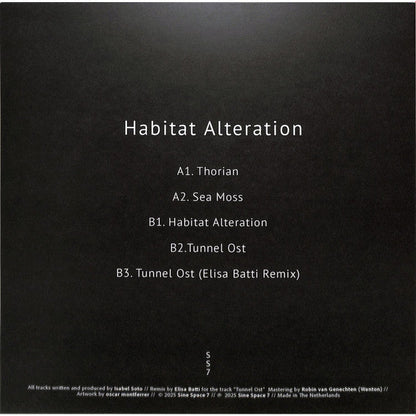 Isabel Soto (2) - Habitat Alteration (VINYL) |