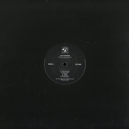Leo Anibaldi - (PRESALE) Noise Generation (VINYL) | Mint (M) Mint (M)