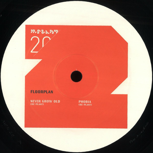 Floorplan Aka Robert Hood - Never Grow Old / Phobia (re-plants) (VINYL) | Mint (M) Mint (M)