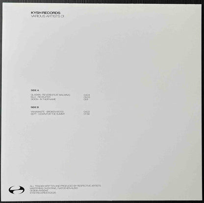 Kysh Various Artist 01 (VINYL 12") | Mint (M) Mint (M)