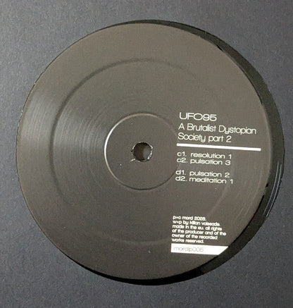 UFO95 - A Brutalist Dystopian Society - Part 2 (2xVINYL) |