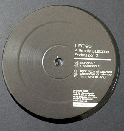 UFO95 - A Brutalist Dystopian Society - Part 2 (2xVINYL) |