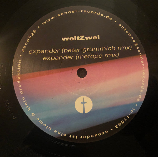 WeltZwei - Expander Remixed (12" VINYL) | Excellent+ (EX+) Excellent (EX)