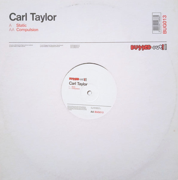 Carl Taylor - Static / Compulsion | Excellent+ (EX+) Very Good Plus (VG+)