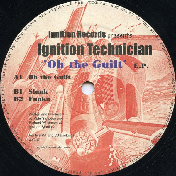 Ignition Technician - Oh The Guilt E.P. (VINYL) | Excellent+ (EX+) Generic