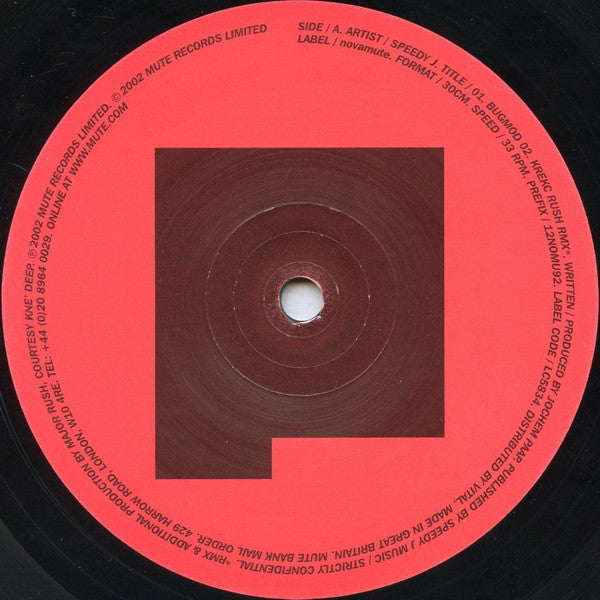 Speedy J - Bugmod (VINYL) | Excellent (EX) Near Mint (NM)