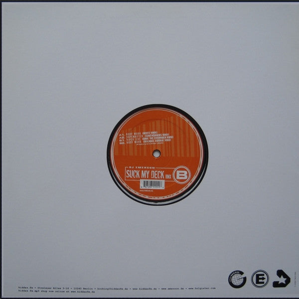DJ Emerson - Suck My Deck Remixes | Near Mint (NM or M-) Very Good Plus (VG+)