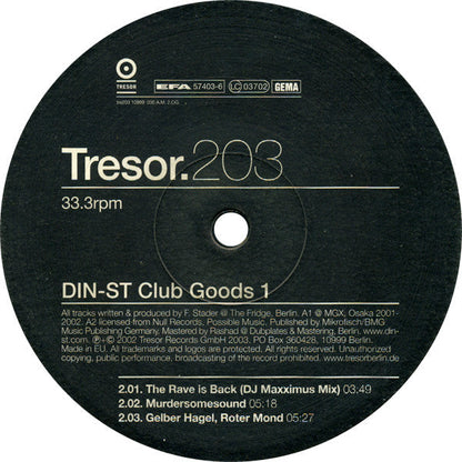 Din-St - Club Goods 1 | Near Mint+ (NM+) Excellent (EX)