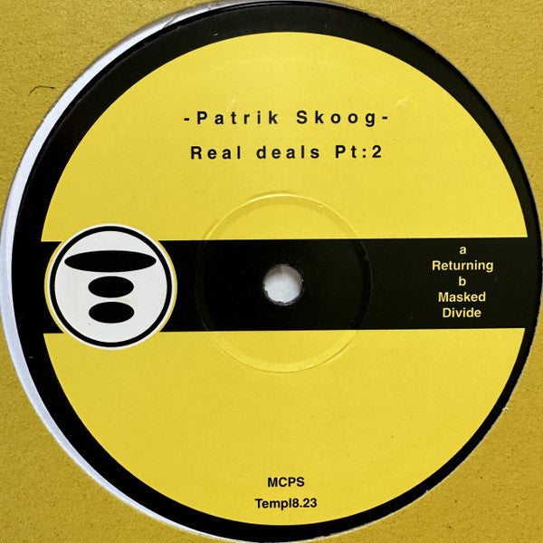 Patrik Skoog - Real Deals Part 2 | Near Mint (NM or M-) Very Good Plus (VG+)