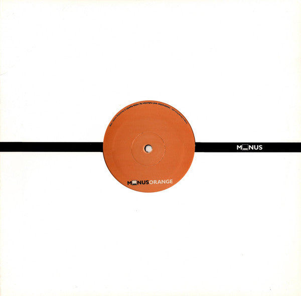 Richie Hawtin - Minus Orange (VINYL) | Near Mint (NM or M-) Excellent (EX)