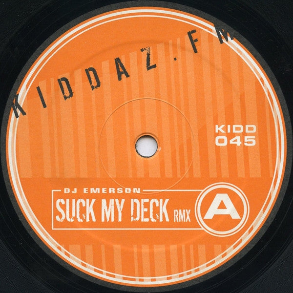 DJ Emerson - Suck My Deck Remixes | Near Mint (NM or M-) Very Good Plus (VG+)