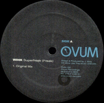 Josh Wink - Superfreak (Freak) (12" VINYL) | Very Good Plus (VG+) Excellent (EX)