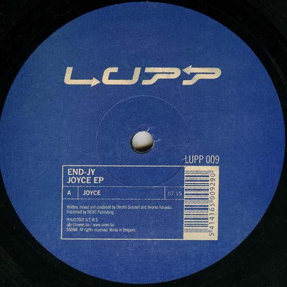 End-Jy - Joyce EP | Very Good Plus (VG+) Very Good Plus (VG+)