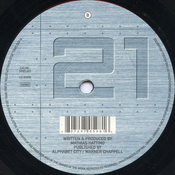 Mathias Hatting - Rechange / Core | Very Good Plus (VG+) Very Good Plus (VG+)