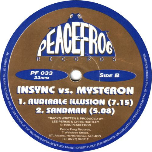 Insync vs. Mysteron - Exit 9 (12") | Very Good (VG) Generic