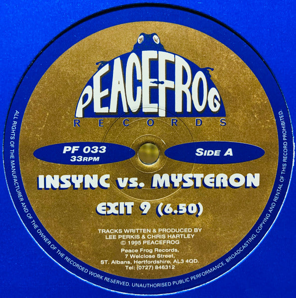 Insync vs. Mysteron - Exit 9 (12") | Very Good (VG) Generic