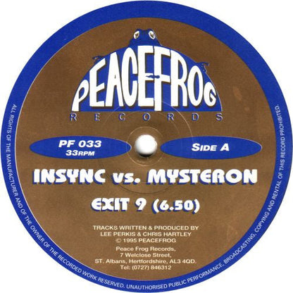 Insync vs. Mysteron - Exit 9 (12") | Very Good (VG) Generic