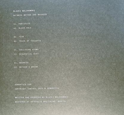 Between Method And Madness | Mint (M) Mint (M)