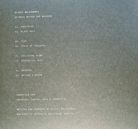 Between Method And Madness | Mint (M) Mint (M)