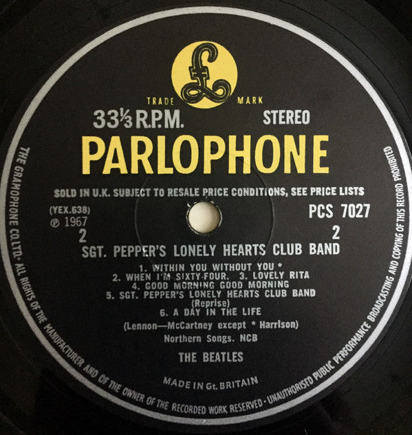 Sgt. Pepper's Lonely Hearts Club Band | Very Good (VG) Near Mint (NM)