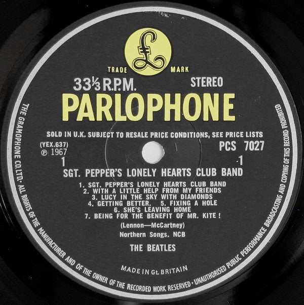Sgt. Pepper's Lonely Hearts Club Band | Very Good (VG) Near Mint (NM)