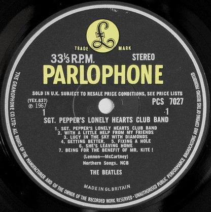 Sgt. Pepper's Lonely Hearts Club Band | Very Good (VG) Near Mint (NM)