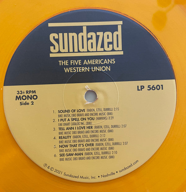 Western Union / Sound Of Love (COLOR VINYL) | Mint (M) Mint (M)