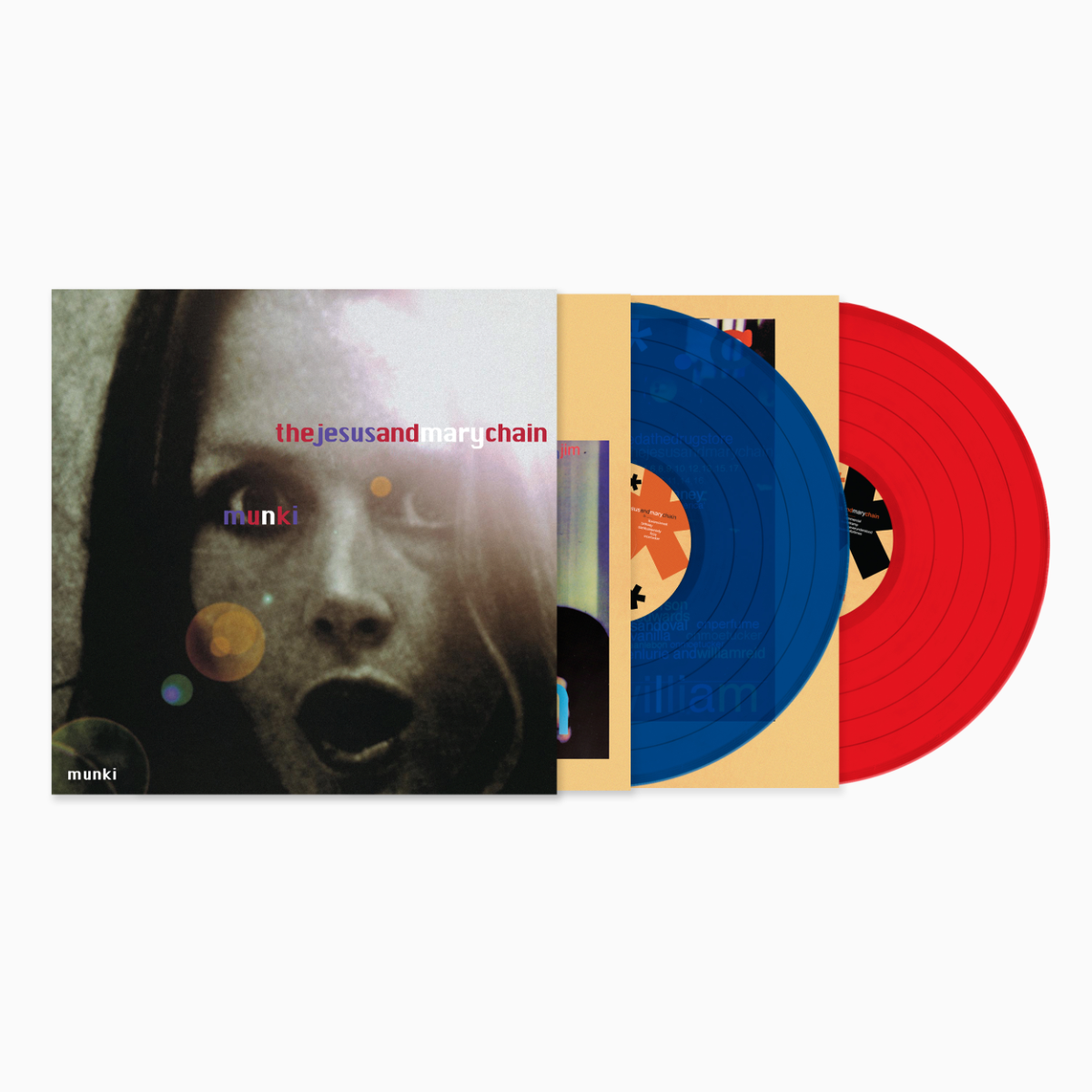 The Jesus and Mary Chain - Munki (Indie Exclusive, 180 Gram Vinyl, Blue & Red Colored Vinyl) (2 Lp's) |