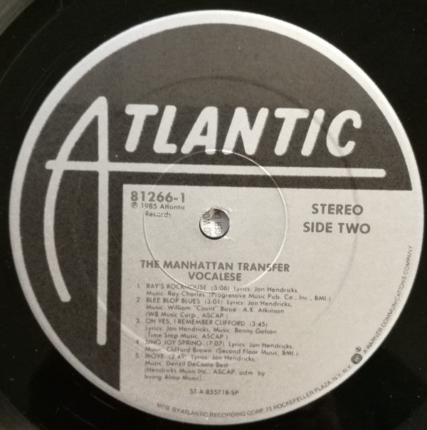 Vocalese | Very Good Plus (VG+) Near Mint (NM)