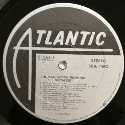 Vocalese | Very Good Plus (VG+) Near Mint (NM)