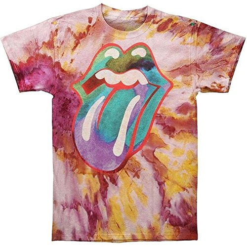 Rolling Stones Tongue Tie-Dye Ss Tee Small |