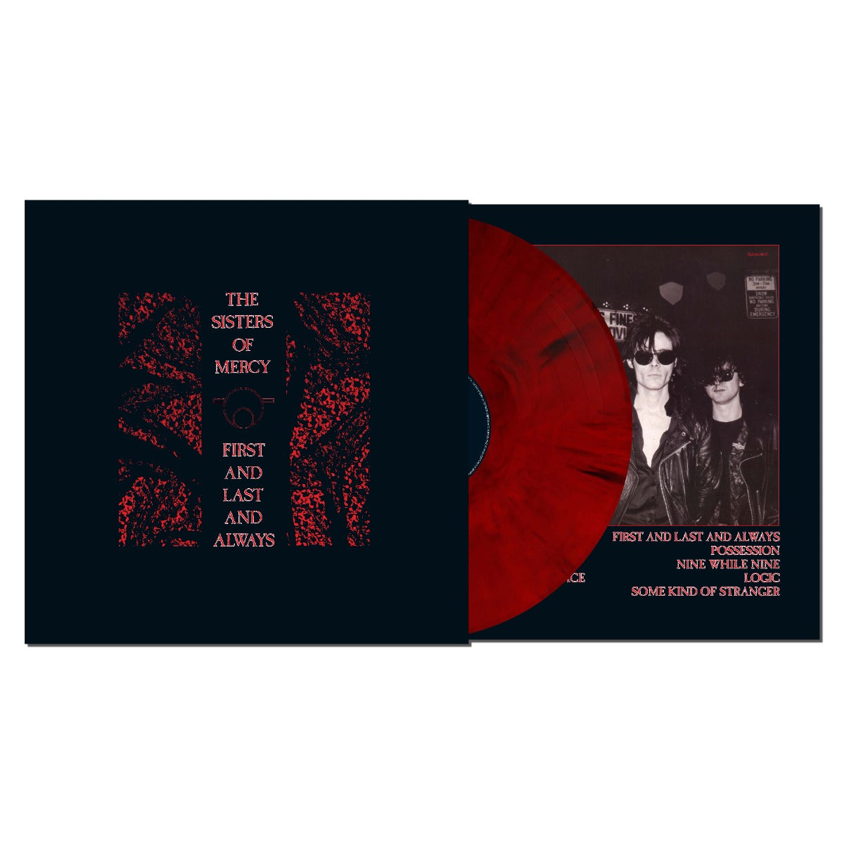 The Sisters Of Mercy - First And Last Always (Brick & Mortar Exclusive Black & Red Marble VINYL) | Mint (M) Mint (M)