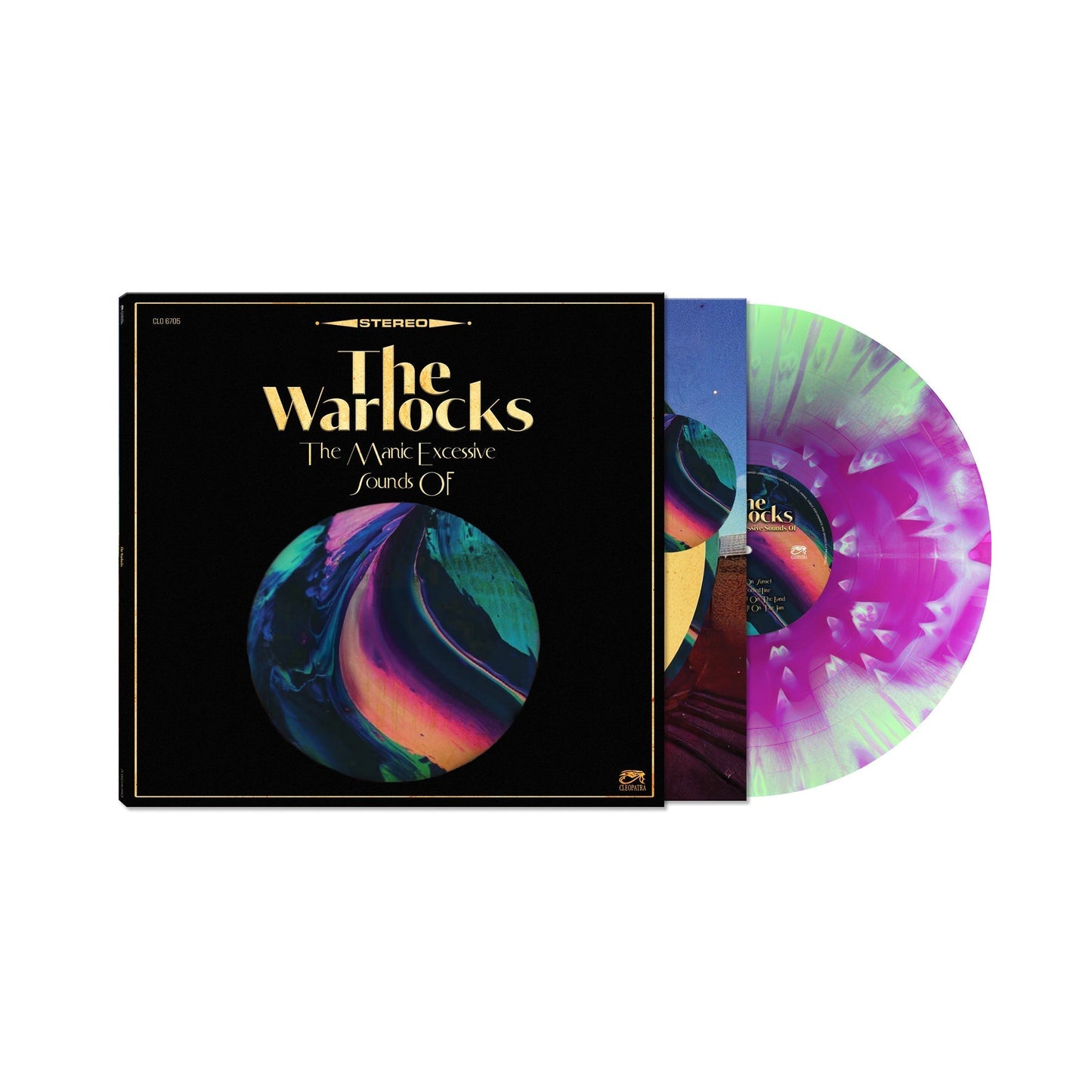 The Warlocks - The Manic Excessive Sounds Of [Limited Edition Purple/Coke Bottle Green Haze/Splatter Vinyl] |