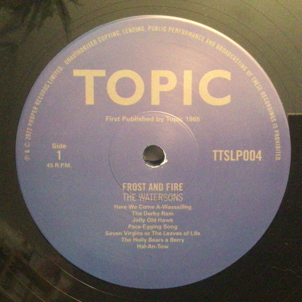 Frost And Fire (A Calendar Of Ritual And Magical Songs) (VINYL) | Mint (M) Mint (M)