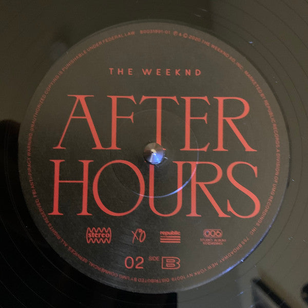 After Hours (2xVINYL) | Mint (M) Mint (M)