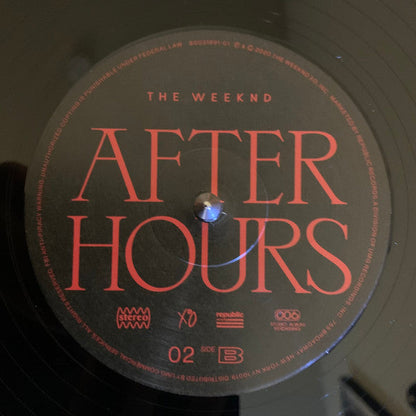 After Hours (2xVINYL) | Mint (M) Mint (M)