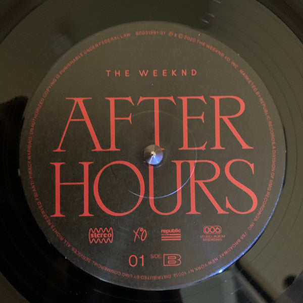 After Hours (2xVINYL) | Mint (M) Mint (M)