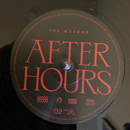 After Hours (2xVINYL) | Mint (M) Mint (M)