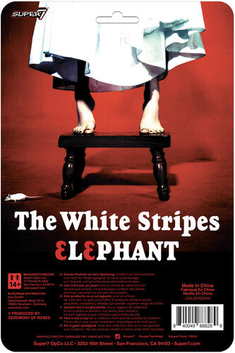 The White Stripes - Super7 - The White Stripes - ReAction Figures Wv2 - Elephant 2-Pack (Action Figure) |