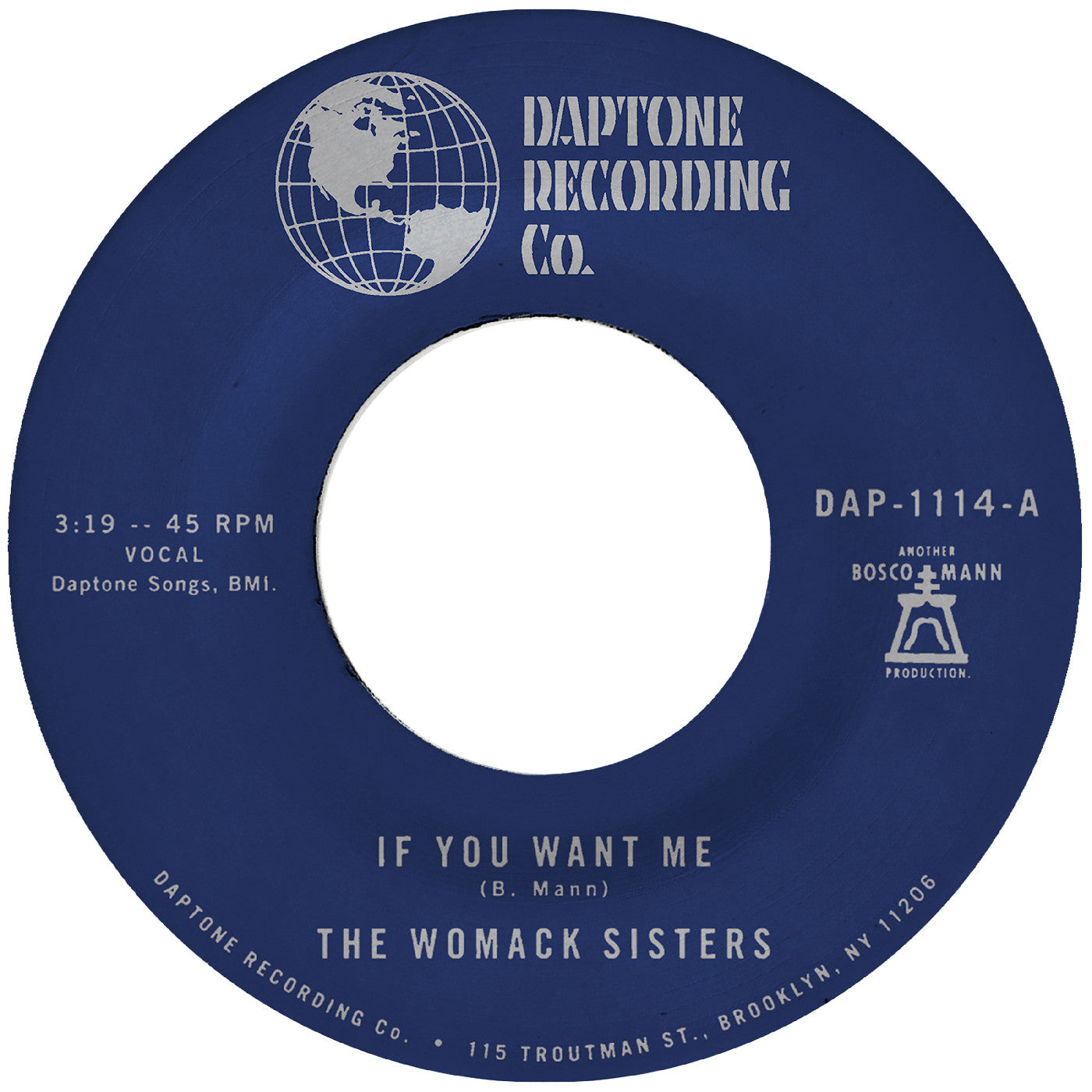 If You Want Me B/W I Just Don'T Want You (To Say Goodbye)(7" VINYL) | Mint (M) Generic