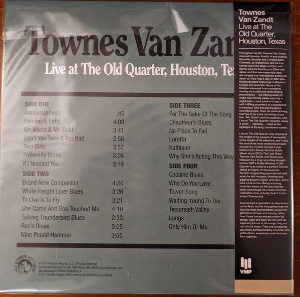 Live At The Old Quarter, Houston, Texas (COLOR VINYL) | Mint (M) Mint (M)