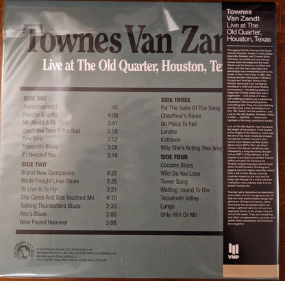 Live At The Old Quarter, Houston, Texas (COLOR VINYL) | Mint (M) Mint (M)