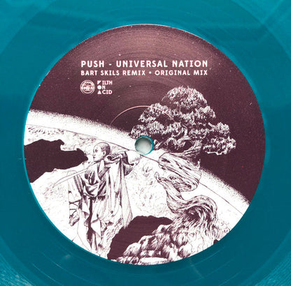 PUSH - Universal Nation (Bart Skils Remix + Original Mix)(TRANSLUCENT BLUE VINYL) | Mint (M) Mint (M)