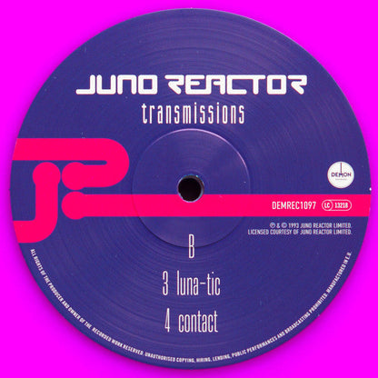 Juno Reactor - Transmissions (2X Purple Vinyl) | Mint (M) Mint (M)