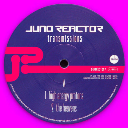 Juno Reactor - Transmissions (2X Purple Vinyl) | Mint (M) Mint (M)