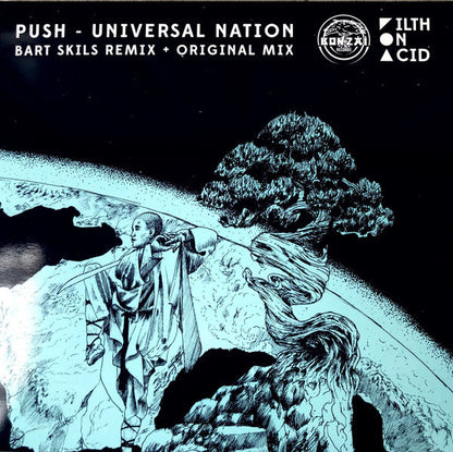 PUSH - Universal Nation (Bart Skils Remix + Original Mix)(TRANSLUCENT BLUE VINYL) | Mint (M) Mint (M)